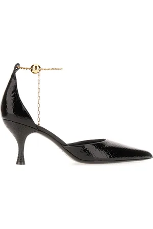 Salvatore Ferragamo Schoenen, Dames, Zwart, 36 1/2 EU, Leer, Pumps