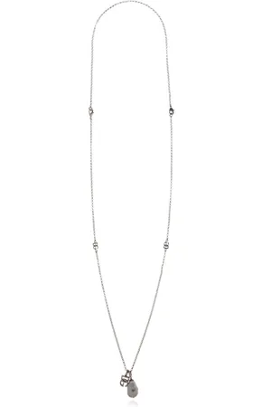 Dolce & Gabbana Accessoires, Heren, Grijs, ONE Size, Ketting met hanger
