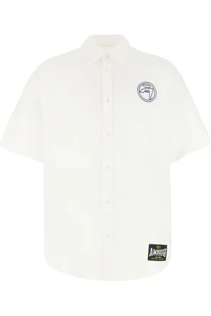 AMBUSH Overhemden, Heren, Wit, L, Short Sleeve Shirts