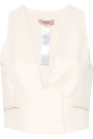 Twin-Set Jassen, Dames, , S, Stijlvolle Gilet Set
