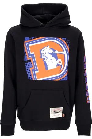 Mitchell & Ness Sweatshirts & Hoodies, Heren, Zwart, L, NFL Big Face Hoodie Denbro Zwart