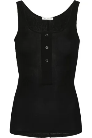 Ami Tops, Dames, Zwart, M, Katoen, Sleeveless Tops