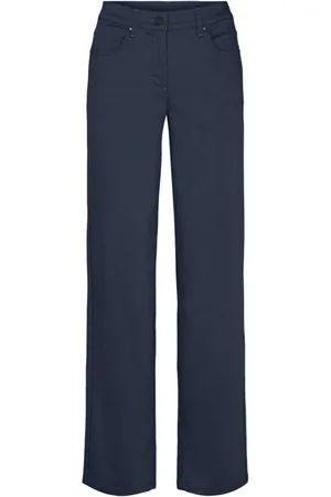 Laurie Jeans, Dames, Blauw, L, Denim, Straight Jeans