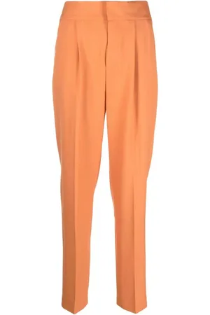 Rodebjer Broeken, Dames, Bruin, S, Megan Geplooide Broek