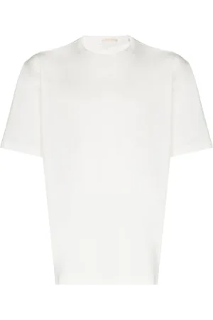 OUR LEGACY Tops, Heren, Wit, L, Katoen, Relaxed Fit Katoenen T-shirt