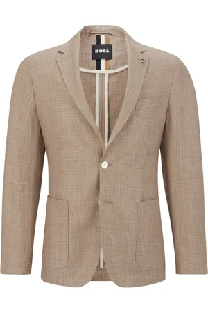 HUGO BOSS Jassen, Heren, , L, Wol, Klassieke Blazer