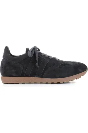 ALBERTO FASCIANI Schoenen, Heren, Blauw, 42 EU, Suède, Donkerblauwe Suède Sneakers