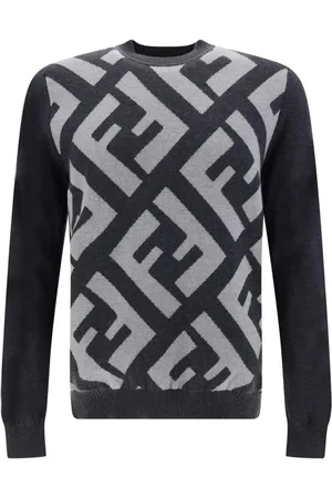 Fendi Truien, Heren, Veelkleurig, S, Wol, Round-neck Truien