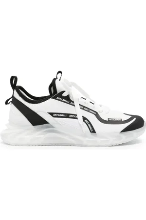 Roberto Cavalli Schoenen, Heren, Wit, 45 EU, Sneakers