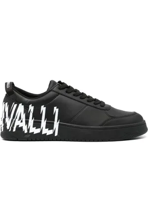 Roberto Cavalli Schoenen, Heren, Zwart, 43 EU, Sneakers