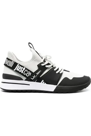 Roberto Cavalli Schoenen, Heren, Veelkleurig, 45 EU, Polyester, Sneakers