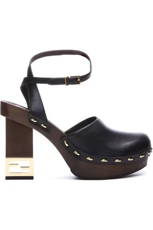 Fendi Schoenen, Dames, Zwart, 37 EU, Leer, Schoenen