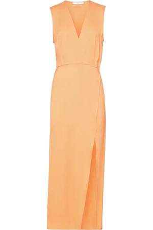 MVP Wardrobe Kleedjes, Dames, Oranje, M, Elke Jurk