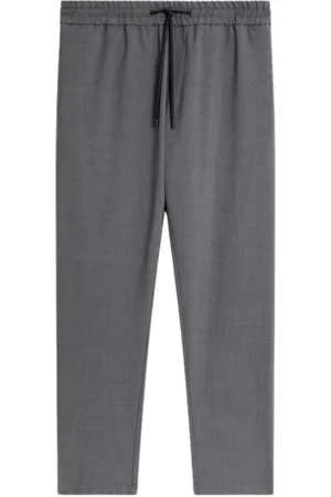 Dondup Broeken, Heren, Grijs, W36, Wol, Yuri Jogger wollen broek