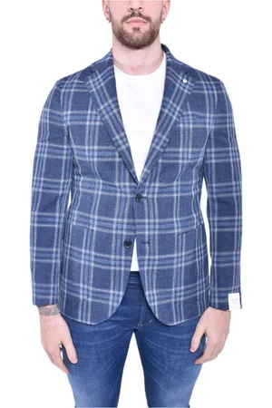 L.B.M. 1911 Jassen, Heren, Veelkleurig, 2Xl, Katoen, Blazers