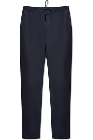 Moncler Broeken, Heren, Blauw, 2Xl, Katoen, Katoenen Broek