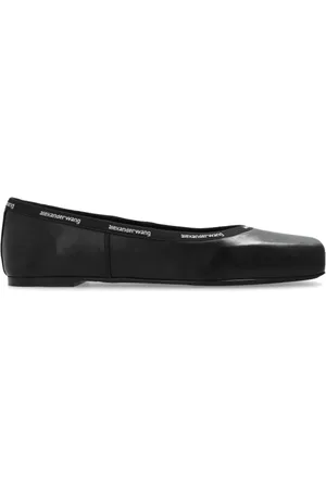 Alexander Wang Schoenen, Dames, Zwart, 39 EU, Leer, Billie leren balletflats