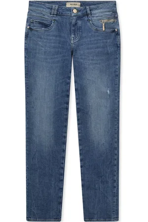 Mos Mosh Jeans, Dames, Blauw, W33, Straight Jeans