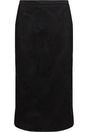 Dolce & Gabbana Rokken, Dames, Zwart, M, Tule, Midi Skirts