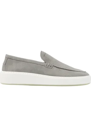 Nubikk Schoenen, Heren, Grijs, 46 EU, Suède, Jiro Mio Loafers