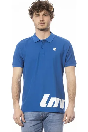 Invicta Tops, Heren, Blauw, S, Katoen, Polo Shirts