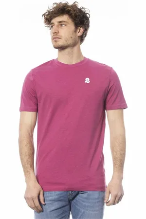 Invicta Tops, Heren, Paars, S, Katoen, T-Shirts