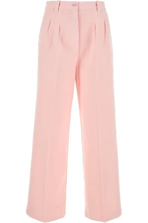 A.P.C. Broeken, Dames, Roze, S, Katoen, Wide Broeken