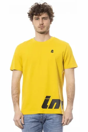 Invicta Tops, Heren, Geel, XL, Katoen, T-Shirts