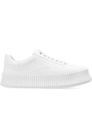 Jil Sander Schoenen, Dames, Wit, 40 EU, Platform Sneakers