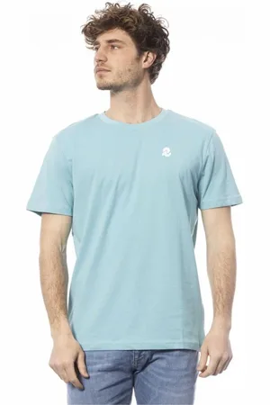 Invicta Tops, Heren, Blauw, S, Katoen, T-Shirts