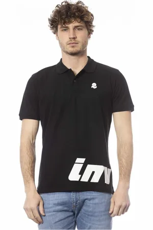 Invicta Tops, Heren, Zwart, M, Katoen, Polo Shirts