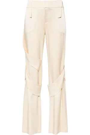 BLUMARINE Broeken, Dames, , S, Angora Cargo Broek
