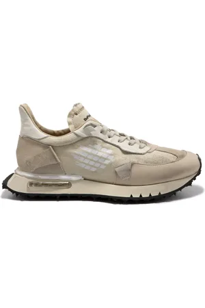 BE POSITIVE Schoenen, Heren, , 46 EU, Leer, Space Race Wing Sneakers