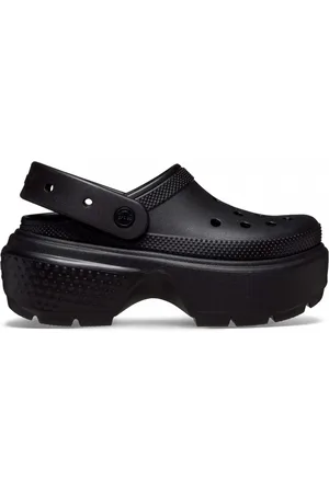 Crocs Schoenen, Dames, Zwart, 39 EU, Zwarte Sandalen voor Zomer
