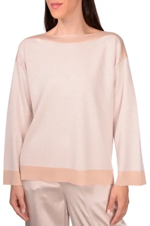Gran Sasso Truien, Dames, Roze, M, Poeder Truien Collectie
