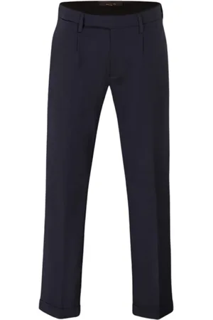 MOORER Broeken, Heren, Blauw, L, Broeken