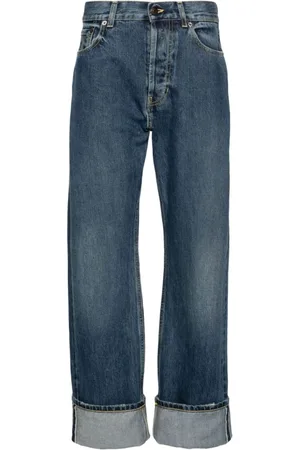 Alexander McQueen Jeans, Heren, Blauw, XL, Katoen, Straight Jeans