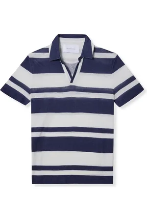 Baldessarini Tops, Heren, Blauw, L, Linnen, Palace Luxe Horloge Collectie
