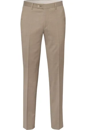 Baldessarini Broeken, Heren, Bruin, L, Wol, Suit Broeken