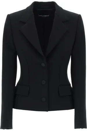 Dolce & Gabbana Jassen, Dames, Zwart, S, Wol, Blazers