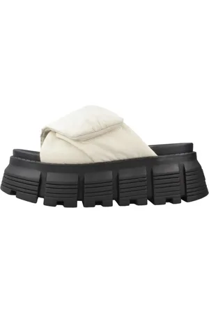Buffalo Schoenen, Dames, Wit, 40 EU, Slippers