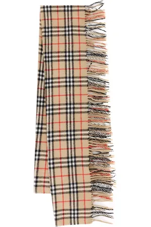 Burberry Accessoires, Dames, , ONE Size, Kasjmier, Cashmere Geruite Sjaal