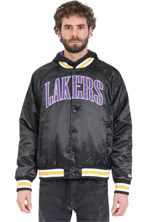New Era Jassen, Heren, Zwart, S, Polyester, Lakers College Jack