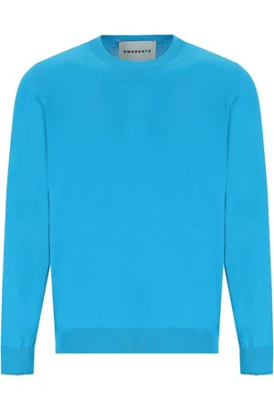 AMARANTO Amaránto, Sweatshirts & Hoodies, Heren, Blauw, M, Katoen, Sweatshirts