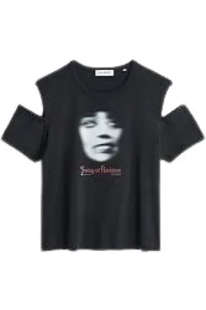 OUR LEGACY Tops, Dames, Zwart, S, Katoen, Klassiek Wit Katoenen T-Shirt