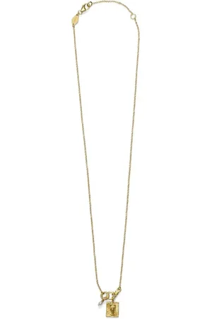 Anni Lu Accessoires, Dames, Geel, ONE Size, Leer, Necklaces