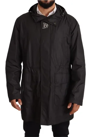 Dolce & Gabbana Mantels, Heren, Zwart, XS, Polyester, Parkas