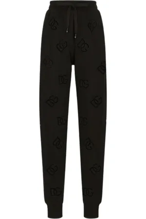 Dolce & Gabbana Broeken, Dames, Zwart, XS, Katoen, Broeken