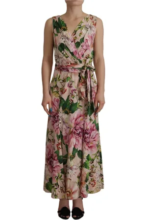 Dolce & Gabbana Kleedjes, Dames, Veelkleurig, M, Maxi Kleedjes