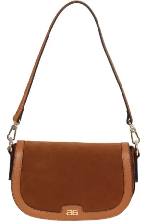Abro+ Tassen, Dames, Bruin, ONE Size, Rosalia Crossbody Tas